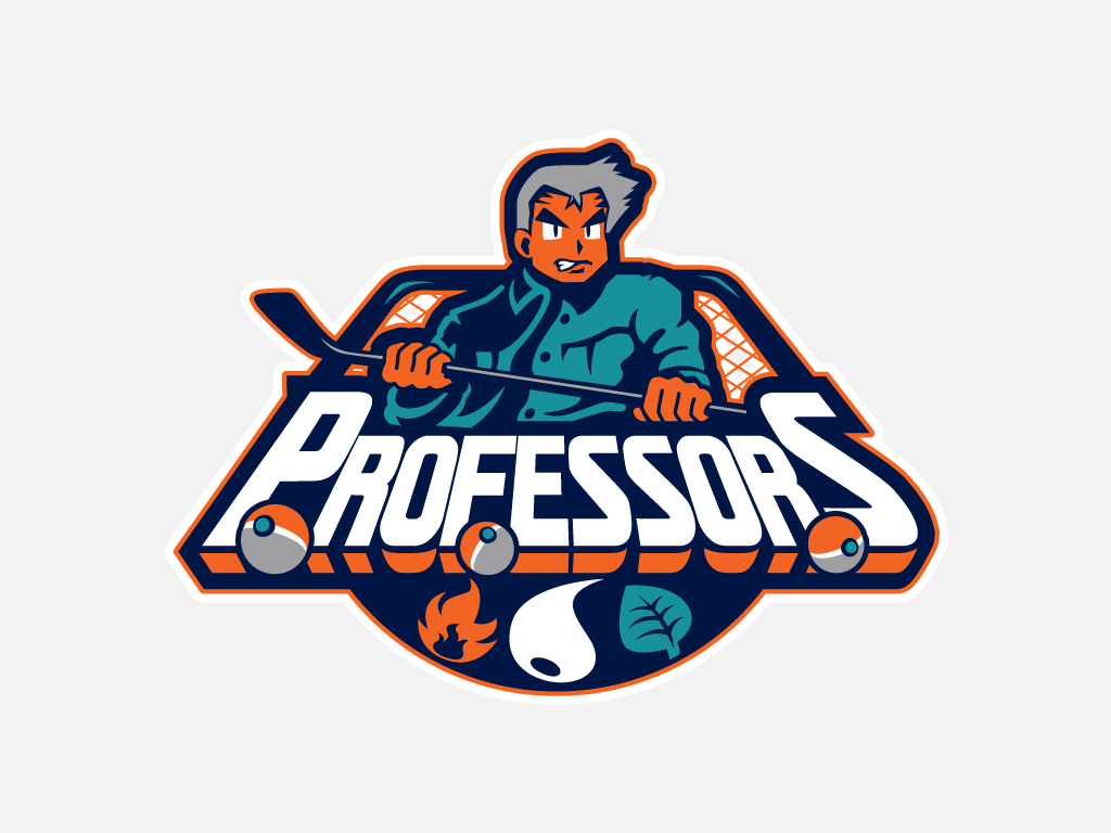 New York Professors logo fabric transfer
